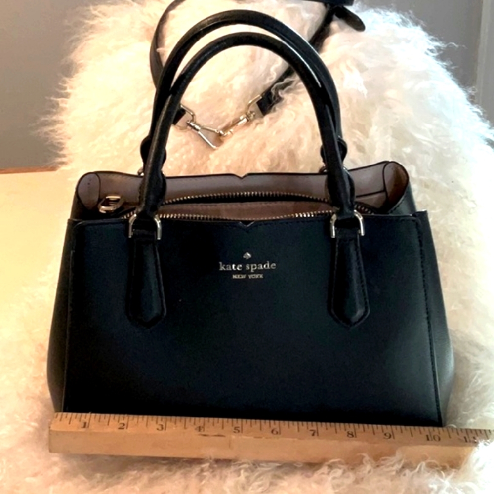 Kate Spade Black Leather Satchel